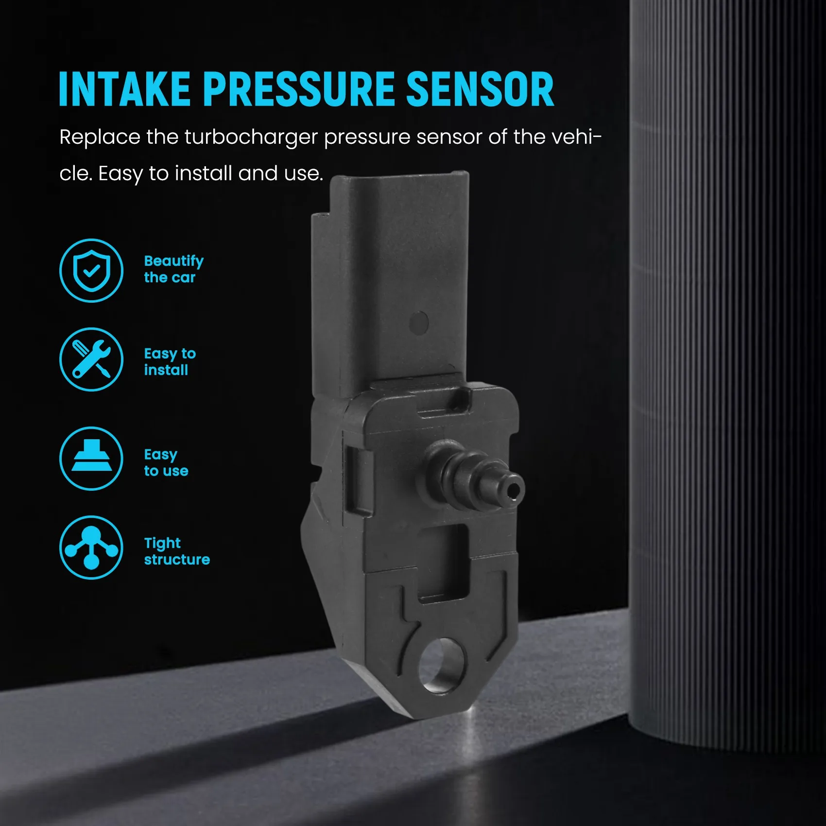 2.5BAR مستشعر خريطة الضغط التوربيني المنوع لـ 2004-2014 1007 206 307 407 CC SW 607 807 1.6 2.0 HDI 9639469280 1231