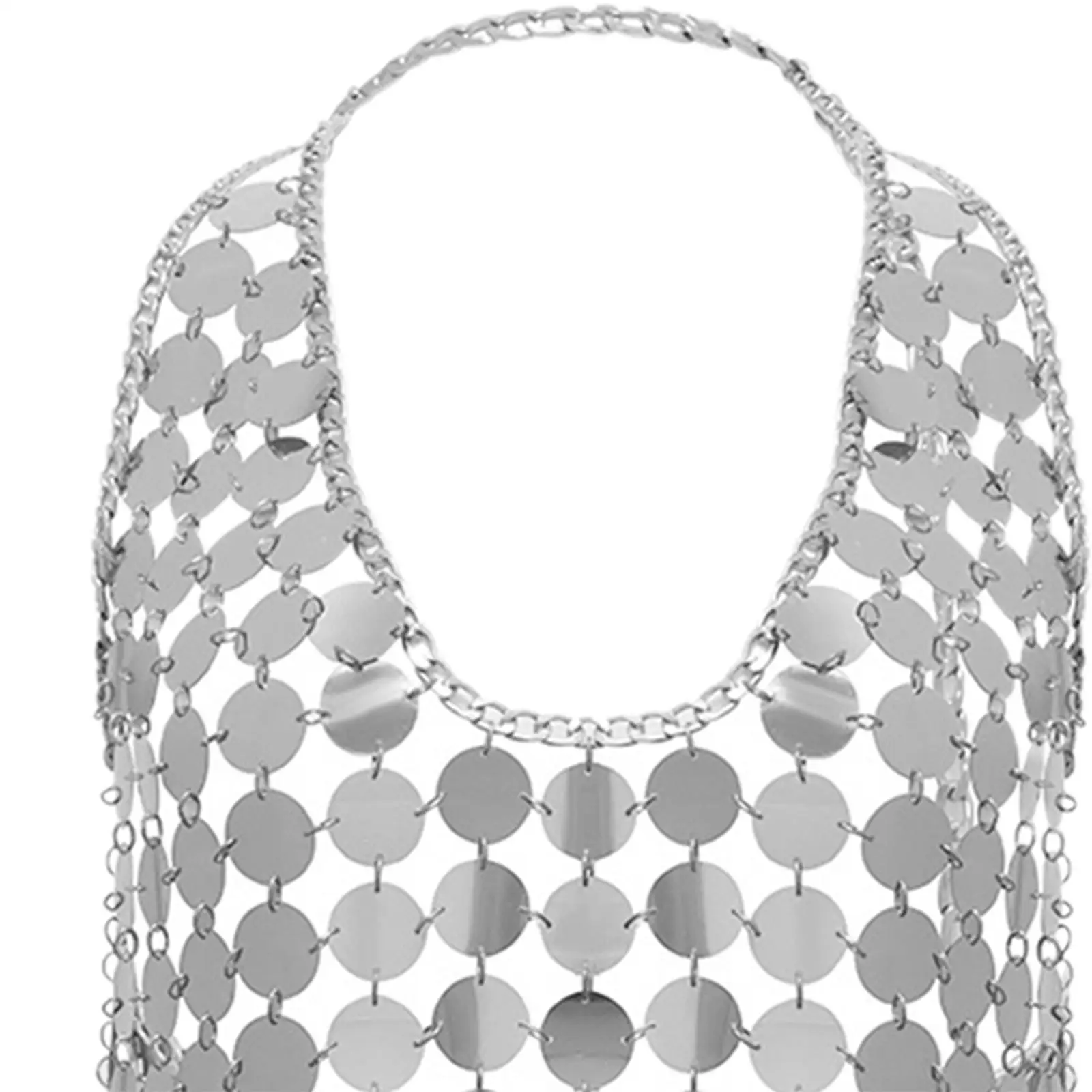 Sequins Harness Dress Outfits Lightweight Chest Bra Skirts for Party