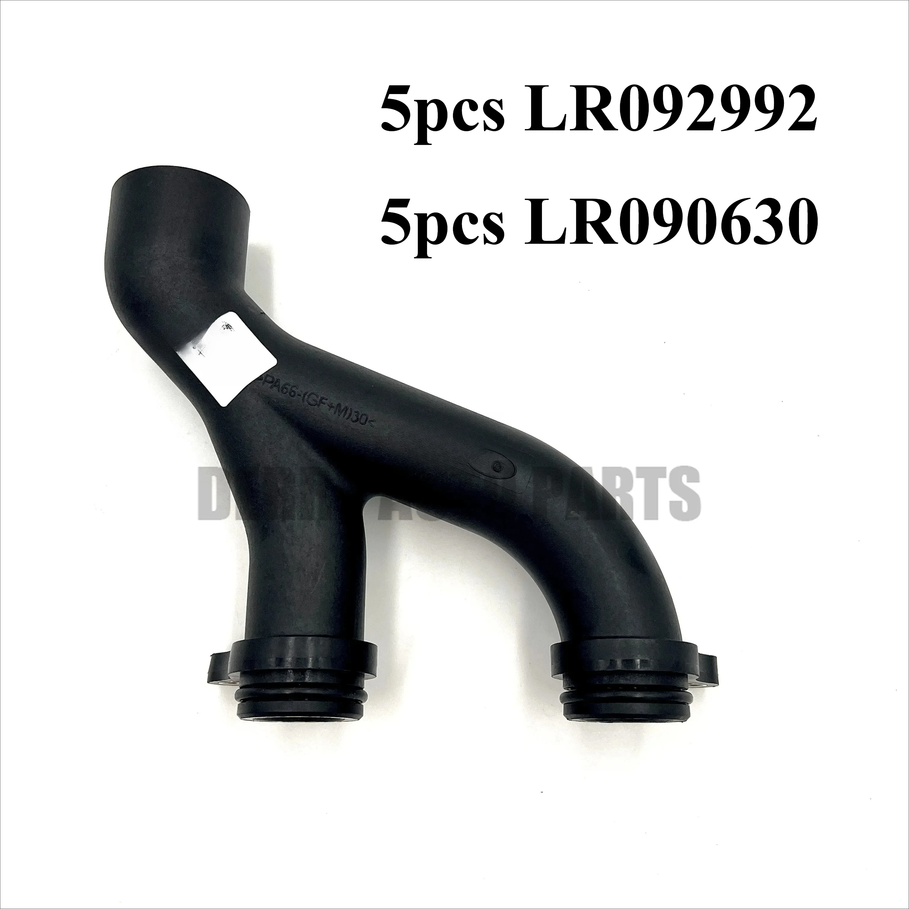 

5pcs Radiator Water Hose Coolant Flange Water Pipe For Land Rover Discovery 4 2014-2016 3.0L 5.0L LR092992 or LR090630