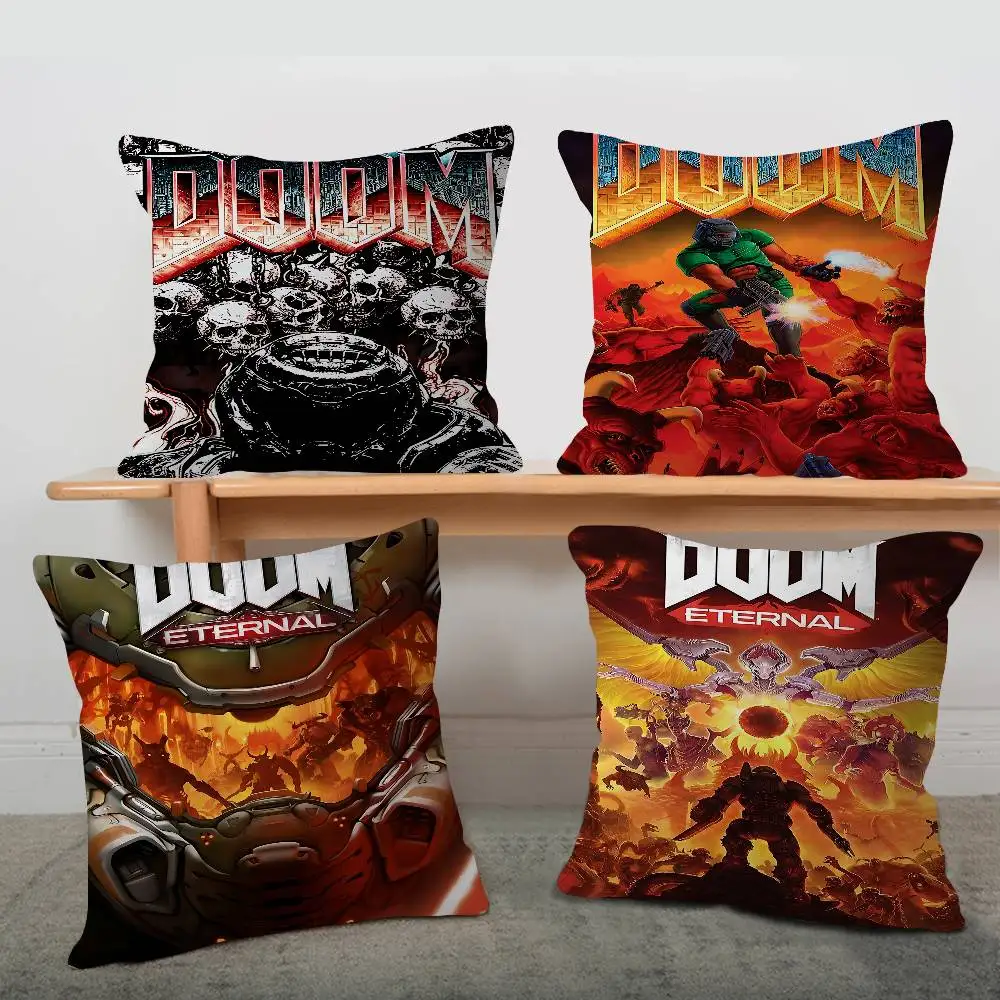 

Game D-DoomS E-Eternal Personalized Pillow Cover Kids Bedroom Wild Party Decor Pillowcase Kid Birthday Shower Gift