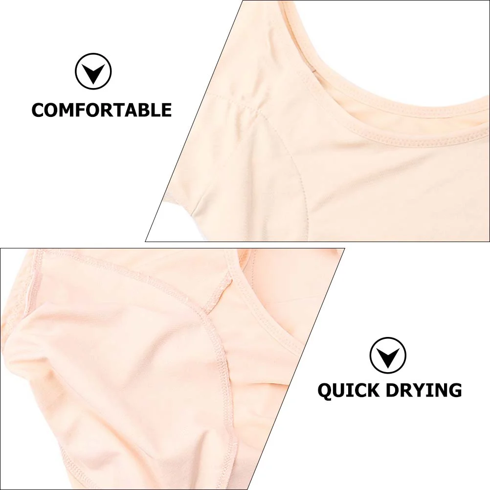 Underarm Sweat Pads Yoga Vest Women Armpit Shield Tank Quick Drying Milk Silk Female