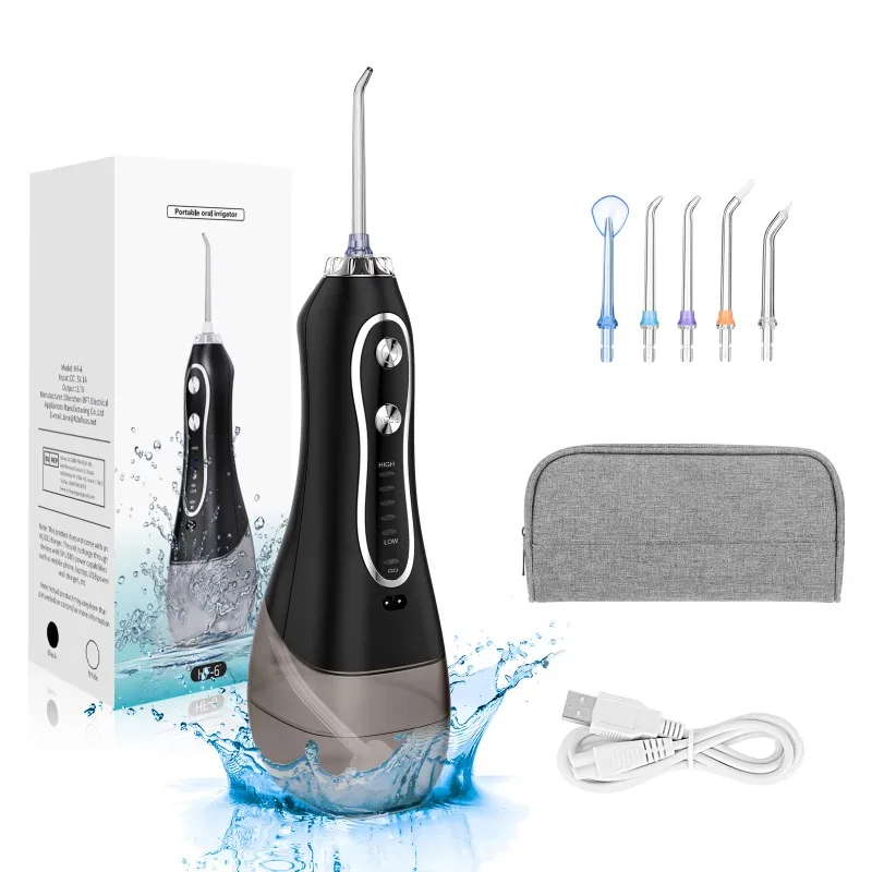 

Rechargeable Cordless Water Floss IPX7 300ML Oral Washer Tooth Cleaning USB/Battery