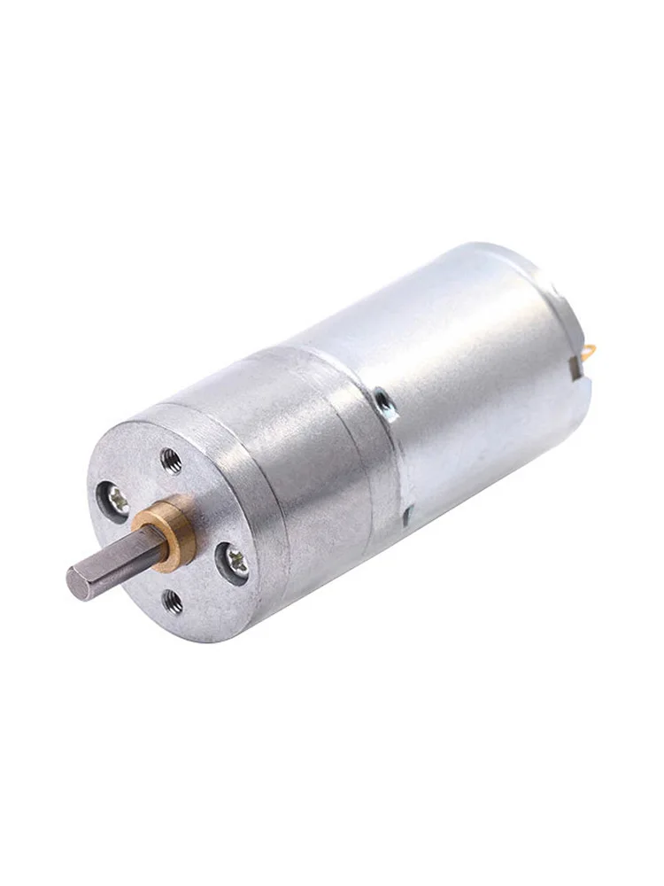 JGA25-370 Silnik z przekładnią Silnik prądu stałego 6V 12V 24V elektryczny silnik z przekładnią wysoki moment obrotowy 5/10/15/30/60/100/150/200/300/400/500/1000/1200 obr/min — zdjęcie 2