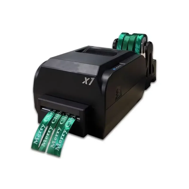 2026 Commercial Ribbon Printer for Colored Ribbon Gift Packaging Banner Ribbon Special Decorative Silk Cloth Barcode Machine