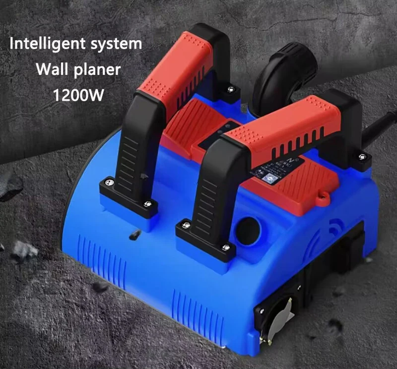 Wall planer High Power 1200W Intelligent system Self-suction type Dust-free Concrete Putty Powder Planing machine Wall Scraper