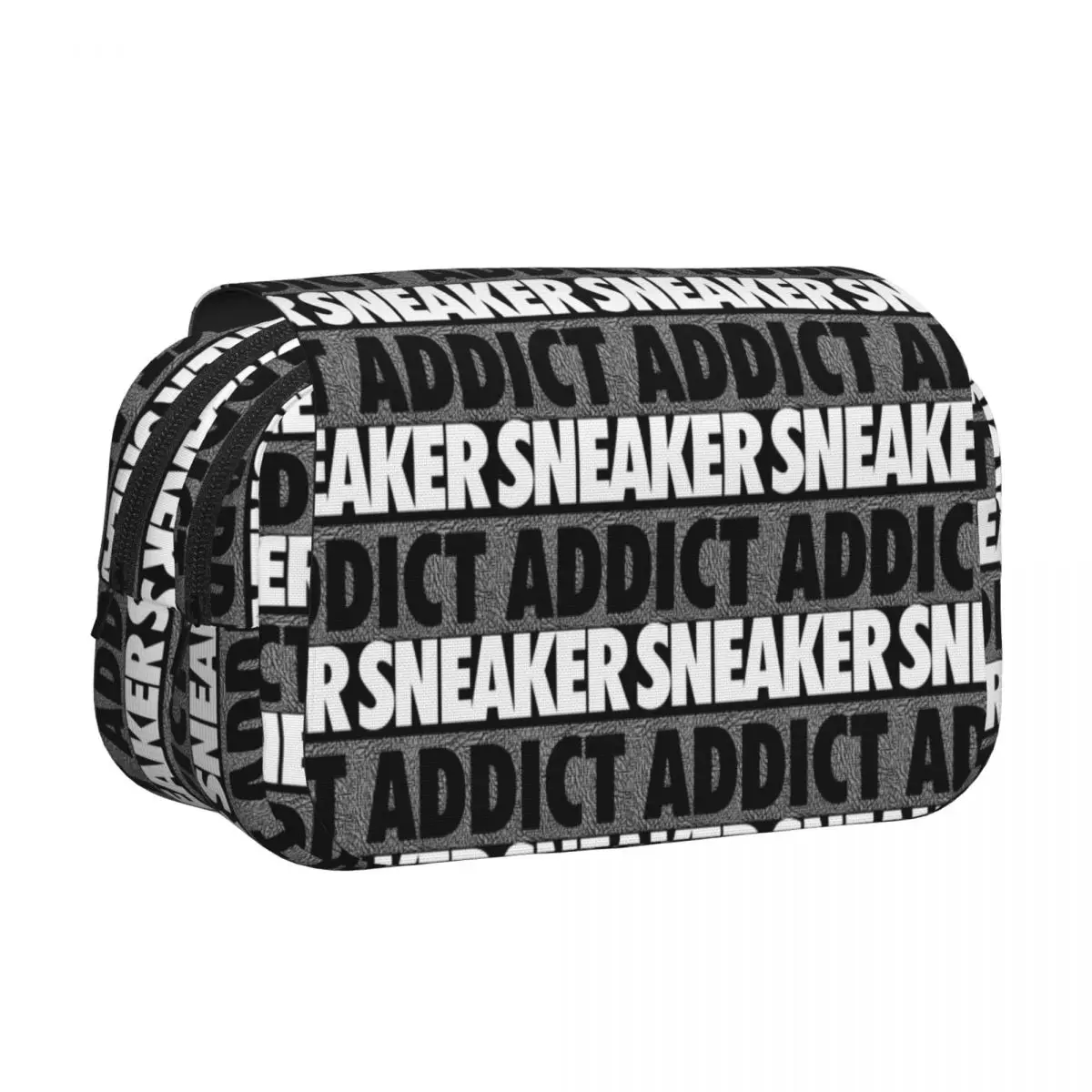 Sneaker Addict Box Pencil Cases Pen Holder Hard Shell Leather Large Storage Pen Box Pencil Bag for Kids Gifts