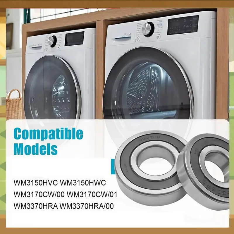 

Washing Machine Tub Bearing And Seal Kit, Front Loading Washing Machine Parts Replacement MDS62058301 4280EN4001G-BAAX