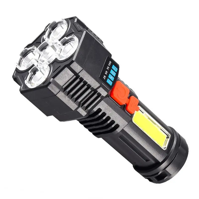 

Flashlights High Lumens Rechargeable Torch Flashlight Ultra Bright USB Rechargeable Flashlights Adjustable & Waterproof Flash