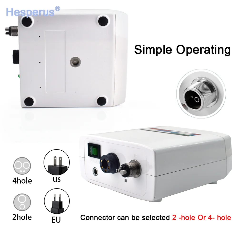 Den tal Motor elétrico funciona com peças de mão de fibra óptica 1:1 1:5 16:1LED Micromotor de motor elétrico sem escova para prática de estudantes
