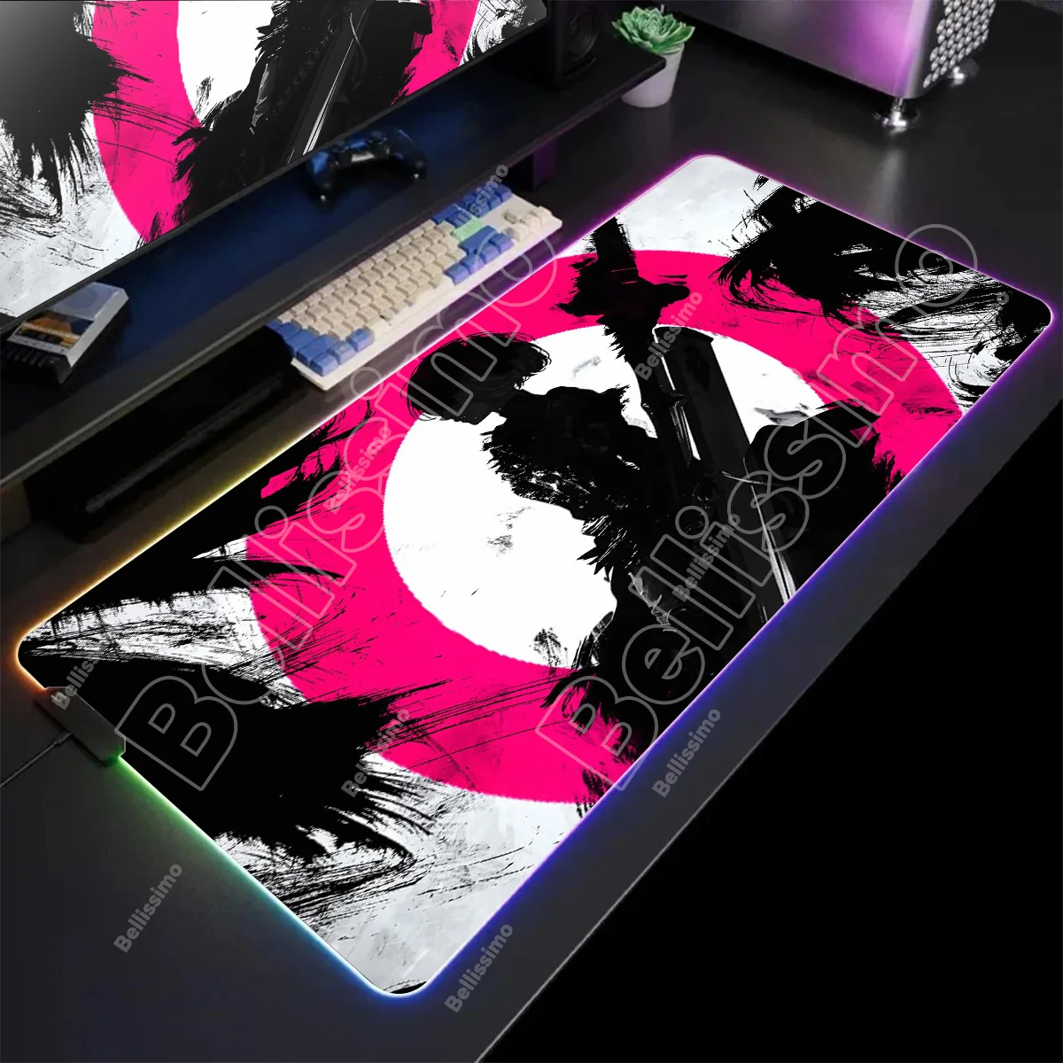 

Rgb Mouse Pad Nier Automata YoRHa No. 2 Type B Desk Mat Gaming Mats Big Carpet Offices Computer Anime Office Rug Light Mousepad