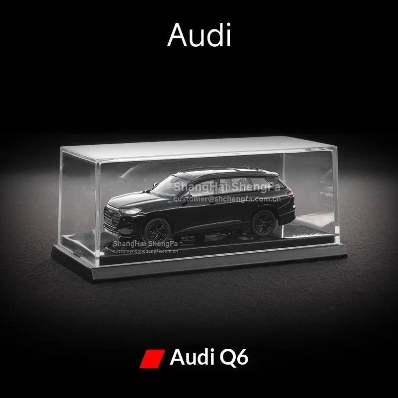 アウディ Q6 1:64 スケール オリジナル合金ダイキャストカーモデル シミュレーション オフロード SUV コレクタブルデコレーションオーナメント 車愛好家向け