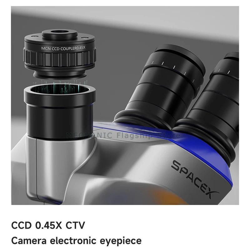 Mikroskop trójokularowy MECHANIC SPACE X-B11/SPACE X-TSD 6.5X-52X ciągły zoom do spawania PCB telefonu komórkowego narzędzie naprawcze