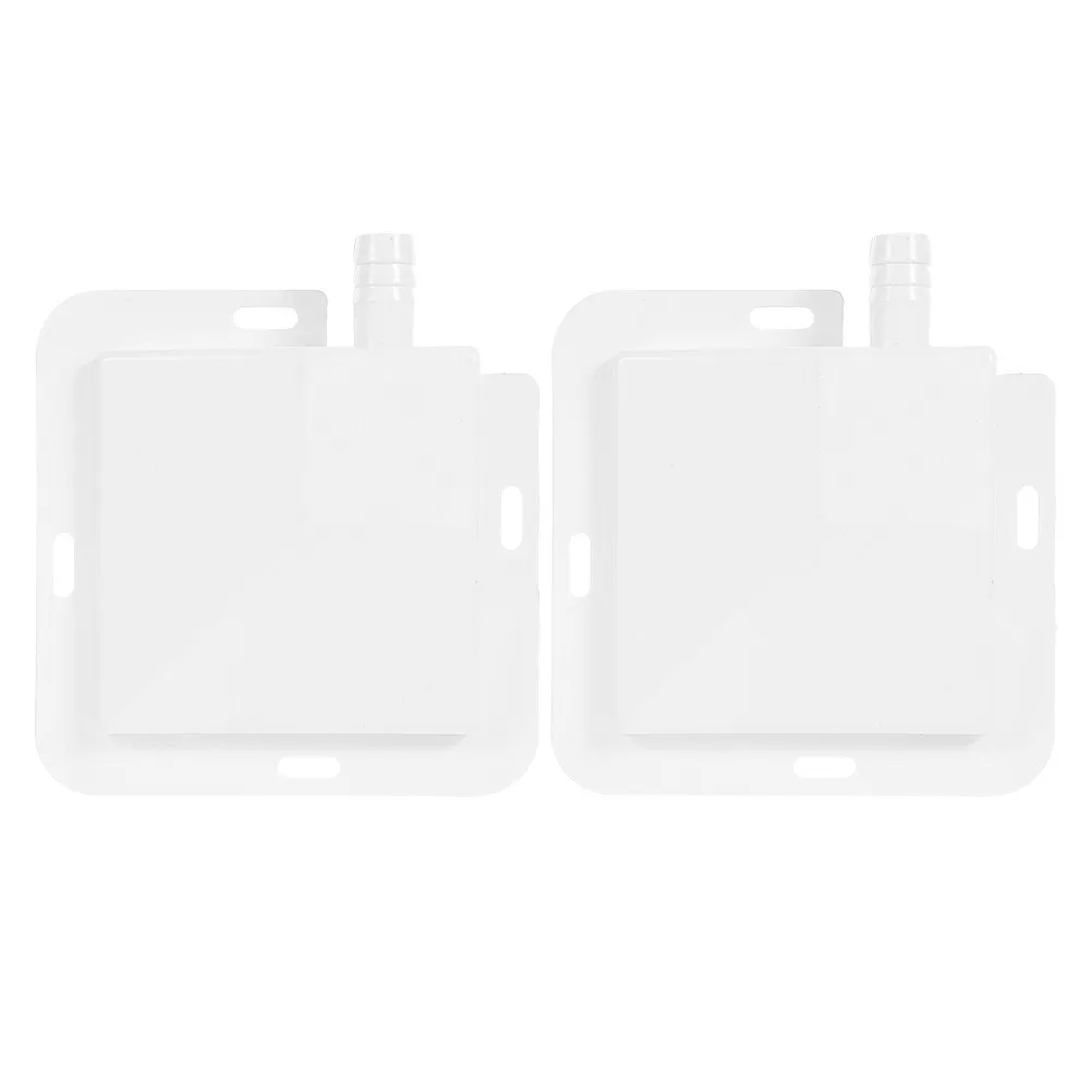 

Комплект из 2 универсальных пластиковых поддонов для дренажа кондиционера с отверстиями 1,2 см для сбора конденсата