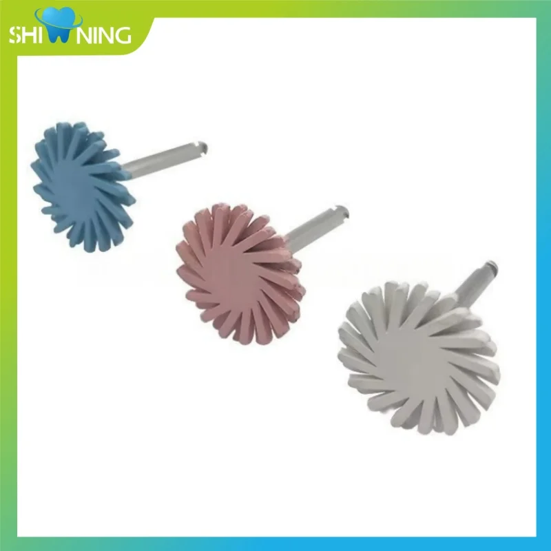 Dental Composite Polishing Kit Rotary Grinding Handpiece Diamond RA Polisher Burs Disc Rubber Wheel Kit For Contra Angle 2.35mm