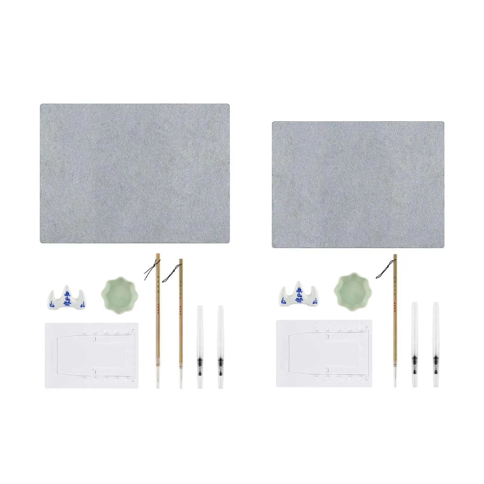 중국 서예 세트, 초보자용 붓글씨, 물 쓰기 천 종이, 서예 연습