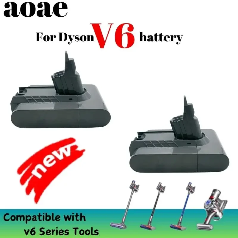 

for Dyson dc62 battery 12800mAh 21.6V Li-ion Battery for Dyson V6 DC58 DC59 DC61 DC62 DC74 SV07 SV03 SV09 Vacuum Cleaner Battery