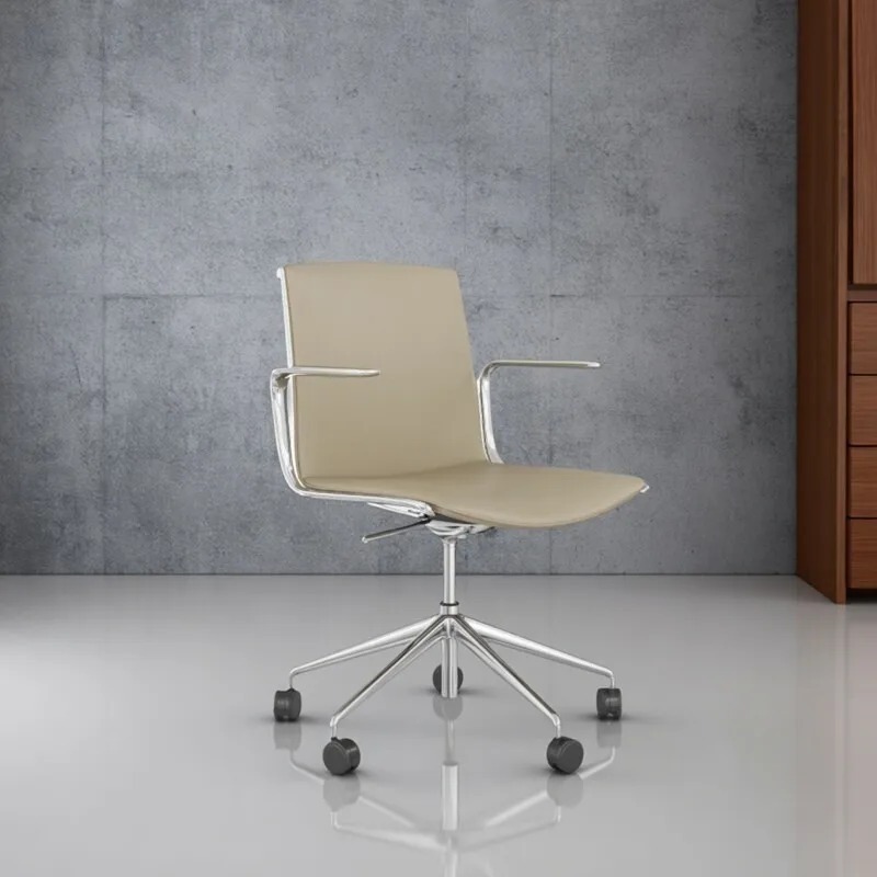 Cadeira de escritório ergonômica e confortável, design moderno, ajustável, ideal para estudo, jogos, escritório, sala de jantar, quarto, mobiliário pa