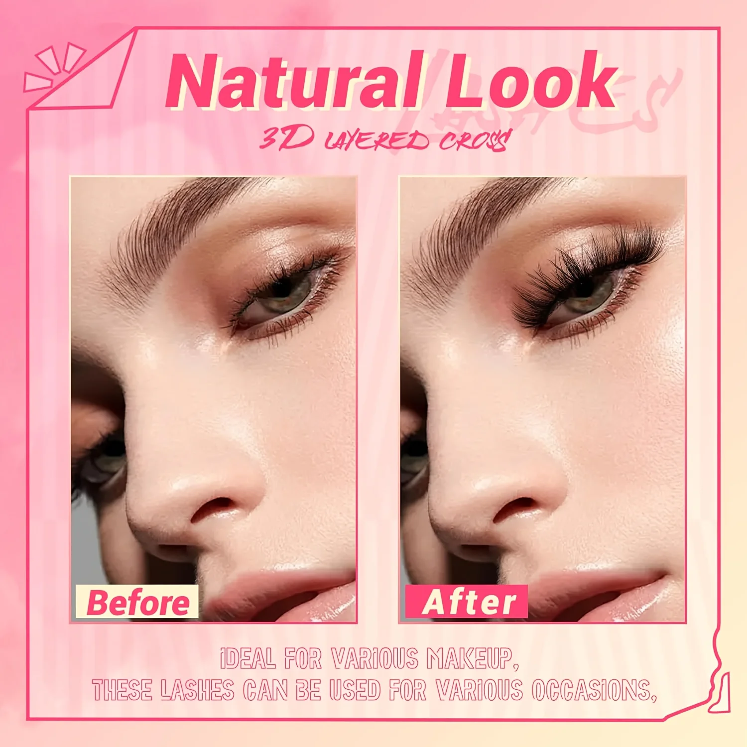 8 paia di ciglia 3D visone Full Strip ciglia di visone artificiale all'ingrosso ciglia finte naturali all'ingrosso trucco W3 W4 W6 W8 G72 Y51