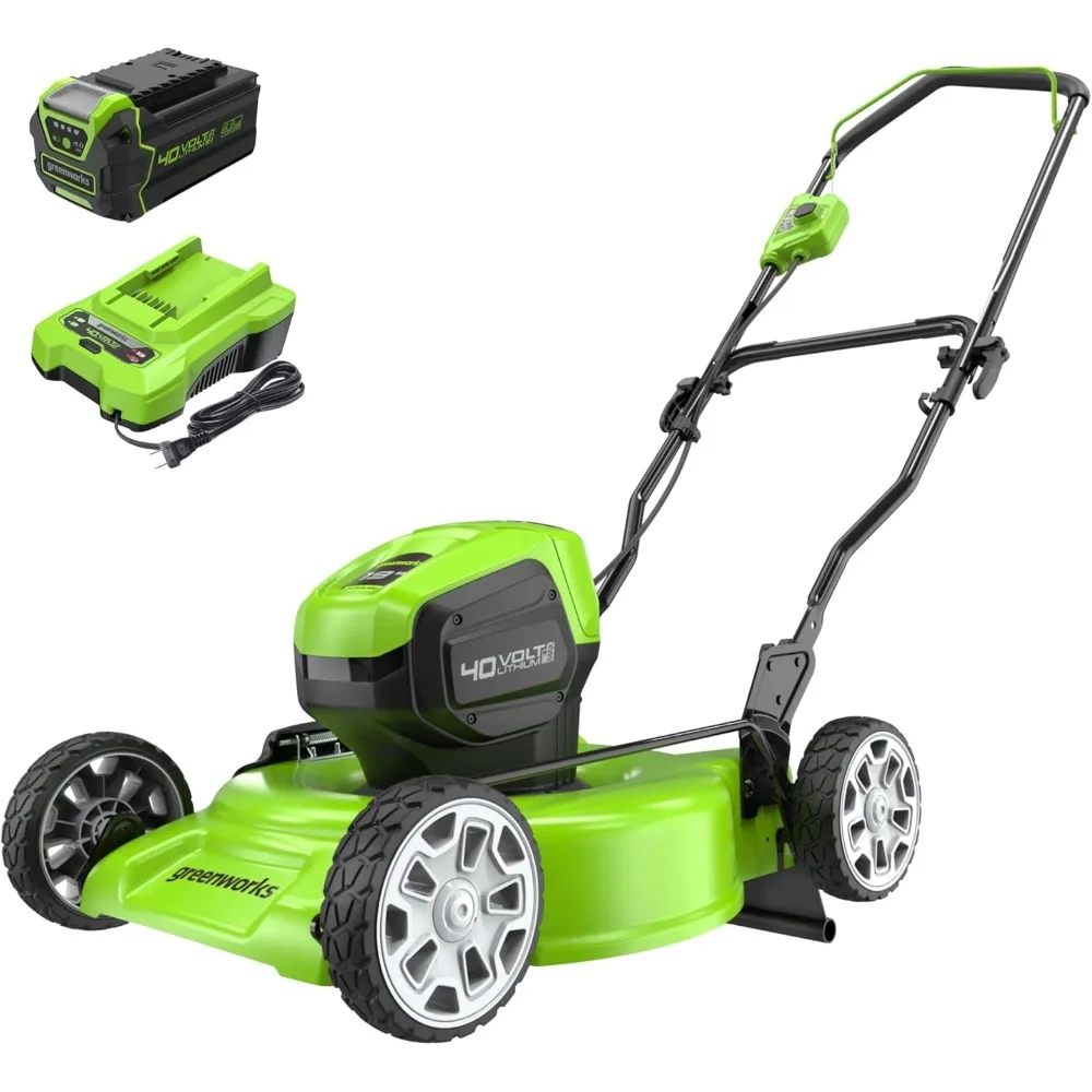 

40V 19" Brushless (Push) Cordless Lawn Mower, 4.0Ah Battery and Charger