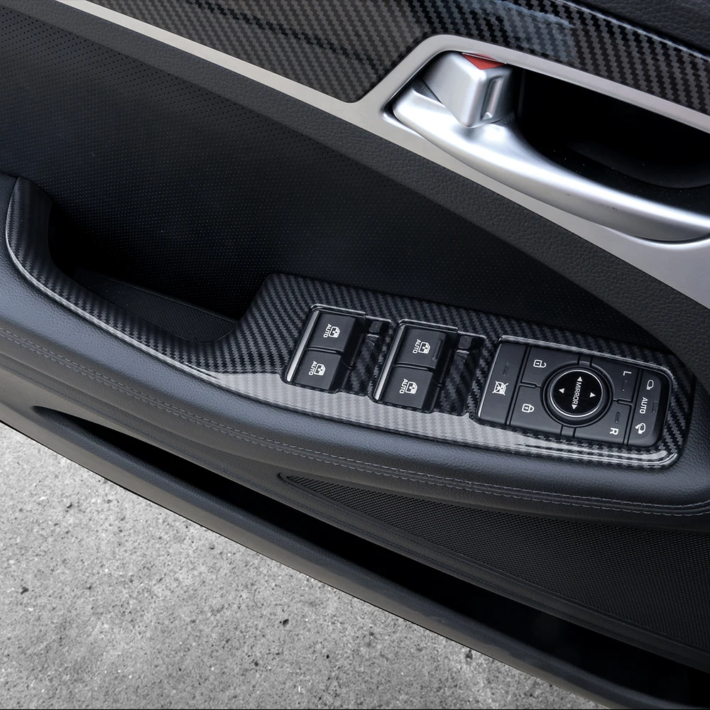 

For Hyundai Genesis G80 2013-19 ABS Door Button Panel Decorative Frame