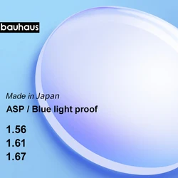 Japan Anti-Blue lenses High Index Aspherical Myopia/Hyperopia Presbyopia Prescription Optical Computer lens For Eyes Protectio