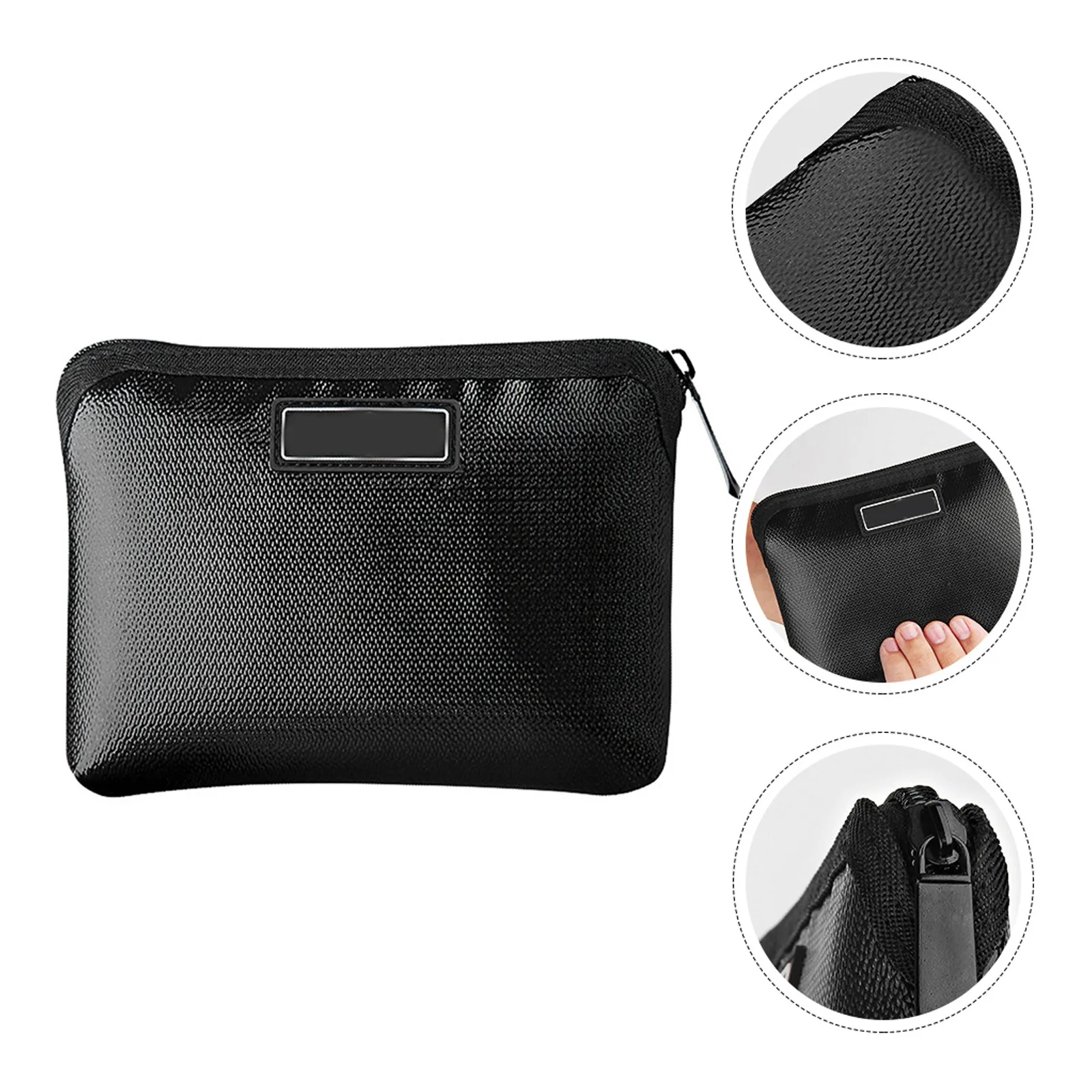 

1Pcs Blast-Proof Fireproof Battery Storage Pouch Double-Sided Waterproof Versatile File Bag Portable Safe Cellphone Pouch