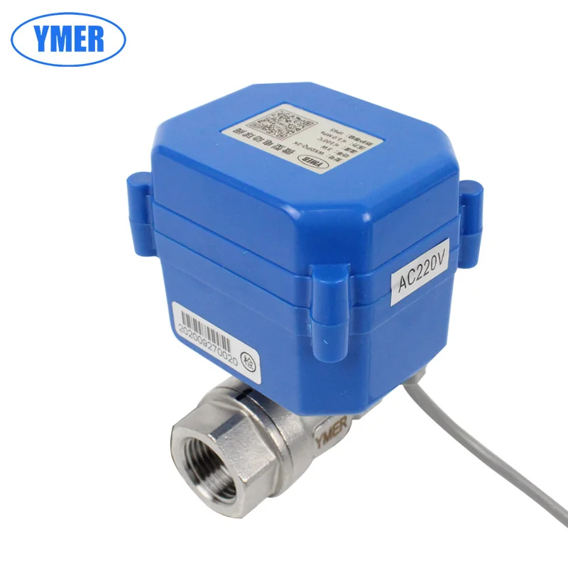 2-way DN8 DN10 DN15 DN20 DN25 Mini Motorzied Ball Valve With Electric Actuator For Water Supply