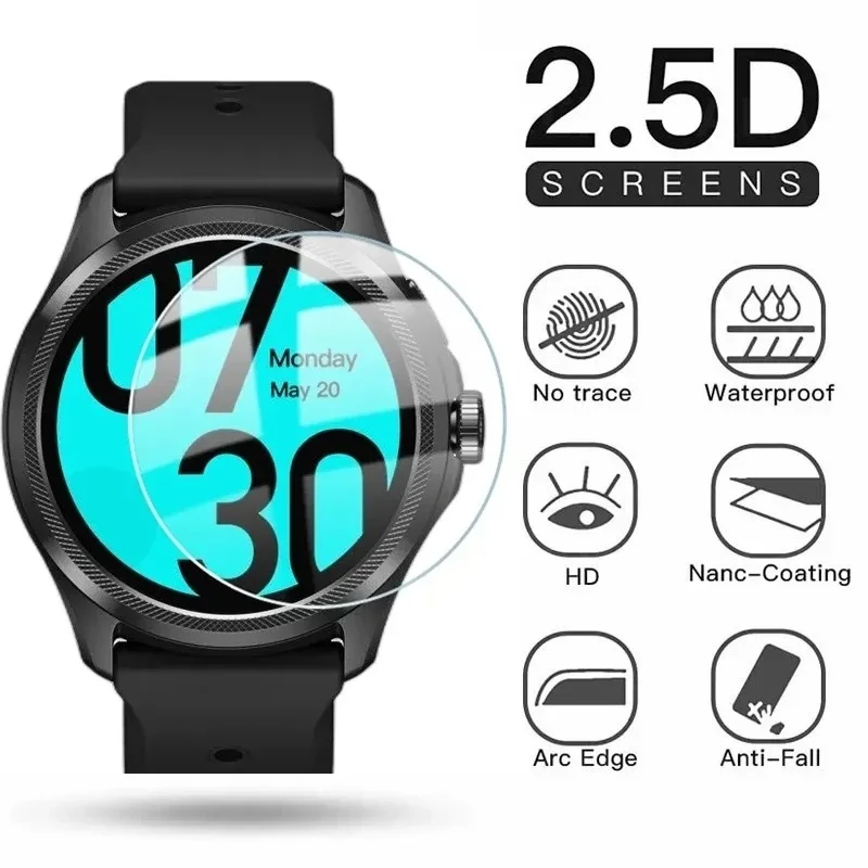 Screen Protector for Ticwatch Pro 5 3 Ultra GPS Tempered Glass for Ticwatch Pro 5 3 Ultra GPS Anti-Scratch Glass Film Protector