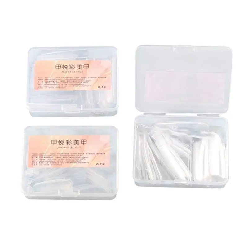 Manicure Sandwich Nail Forms For Easy Nail Extensions Top Mold Bottom Mold 60pcs Oval Extension Dual Form No Paper Forms Needed