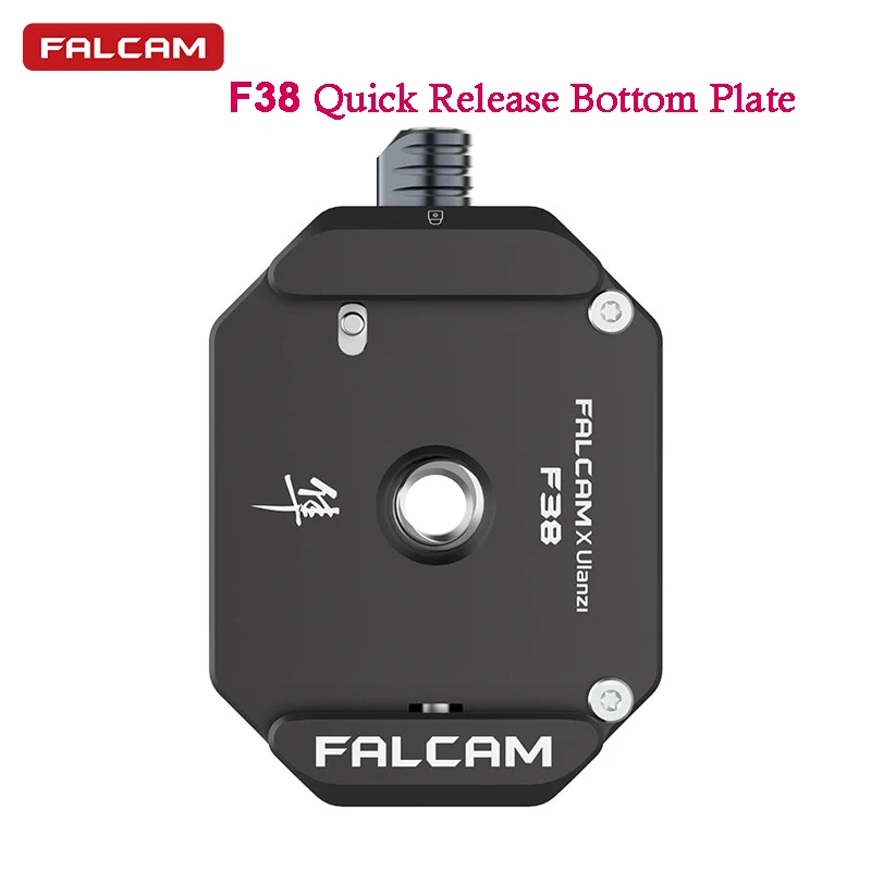 FALCAM F38 Quick Release Bottom Plate for 1/4'' to 3/8'' DSLR Camera Tripod Gimbal Quick Switch Solution Studio Kit 2270