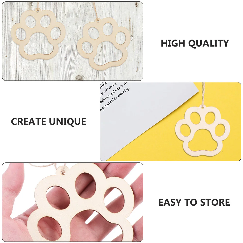 

30Pcs Hanging Wooden Pendants Eco-Friendly Rustic Decor for Home Party Wood Slices DIY Crafts Wooden Pendant Hanging Pendant
