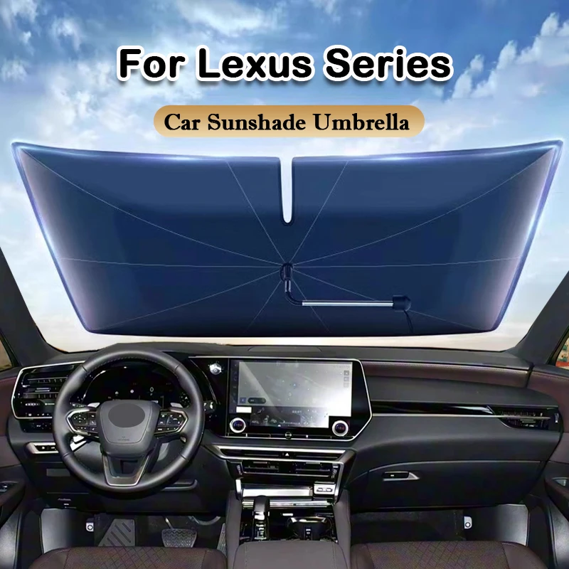 سيارة الجبهة الزجاج الأمامي مظلة من الشمس الصيف الشمس حماية ظلة حجب الملحقات لكزس ES RX NX UX LS LM LX CT #1