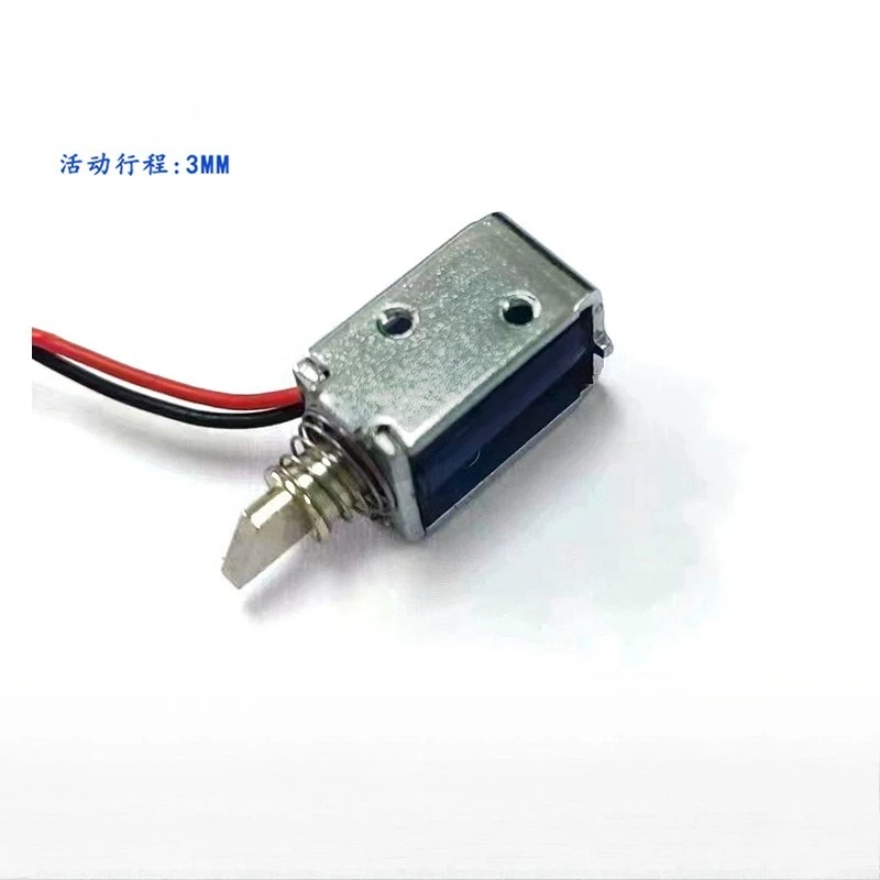 10PCS 3mm Stroke Micro Electromagnetic Lock, Solenoid for New Energy Shared Device, Gift Box & Self-Discipline Box