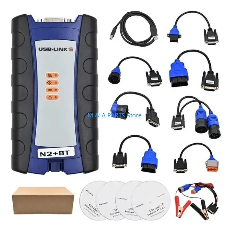 U1JF USB Data Link 125032 Universal Truck Diagnostic Tool Heavy Duty Truck Diagnosis Tool Fault Detector