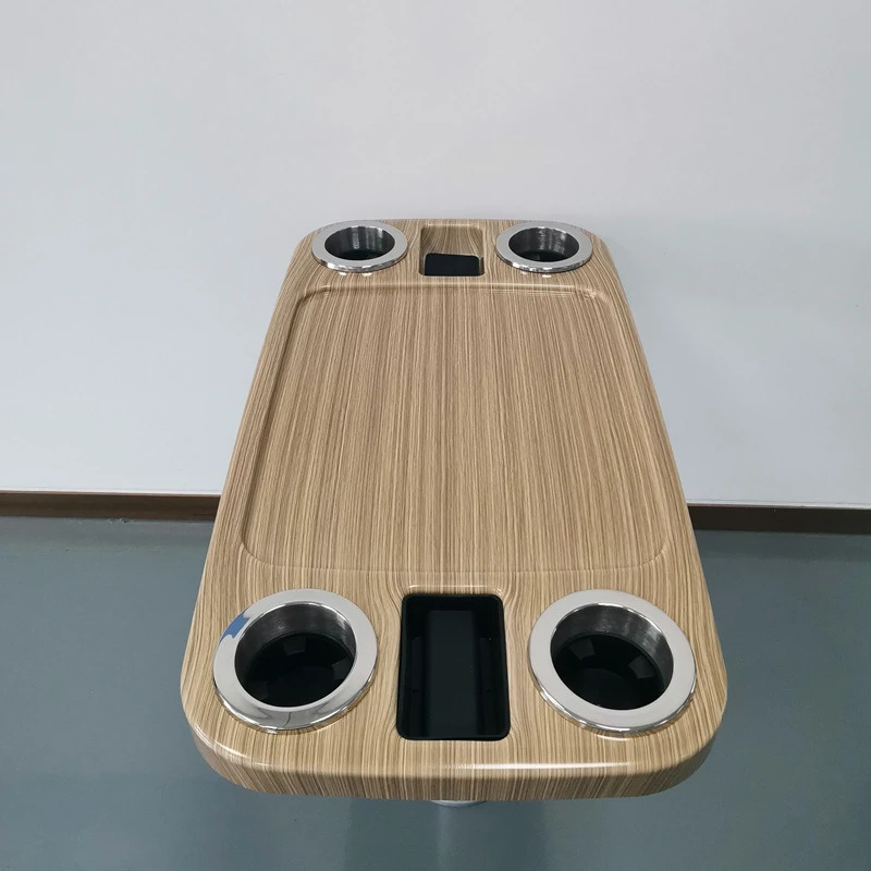 

Оптовая продажа, лодочный стол из АБС-пластика со встроенными подстаканниками, прямоугольный антивозрастной стол для лодки на автофургоне, набор внутреннего стола для лодки