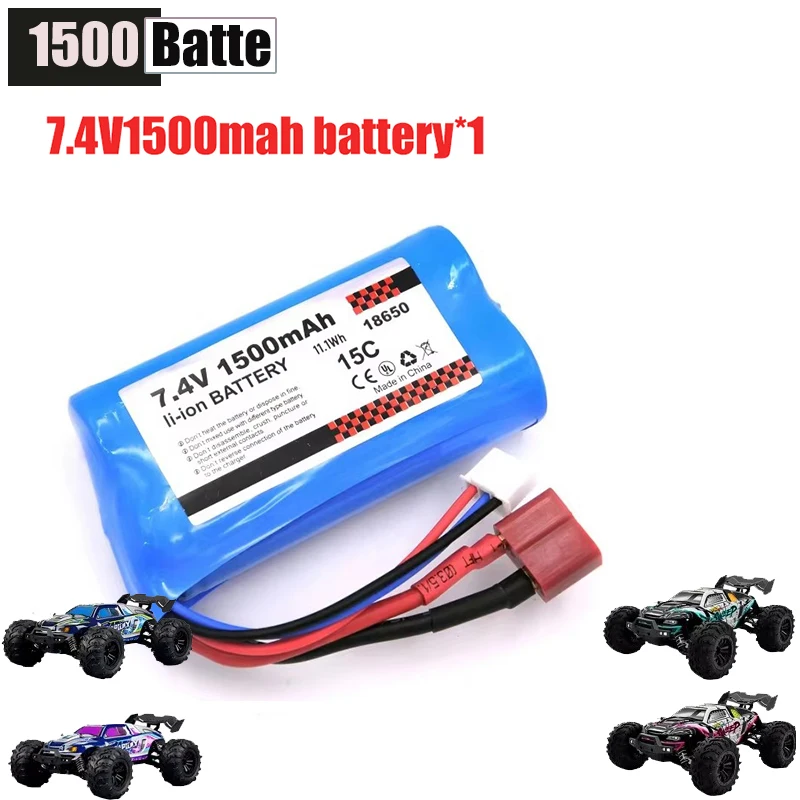 

Original 15C 2S 7.4V 1500mAh Lithium-ion Battery USB for SCY-16101-16101Pro 1/16 R/C Auto Parts High-Performance Car Battery