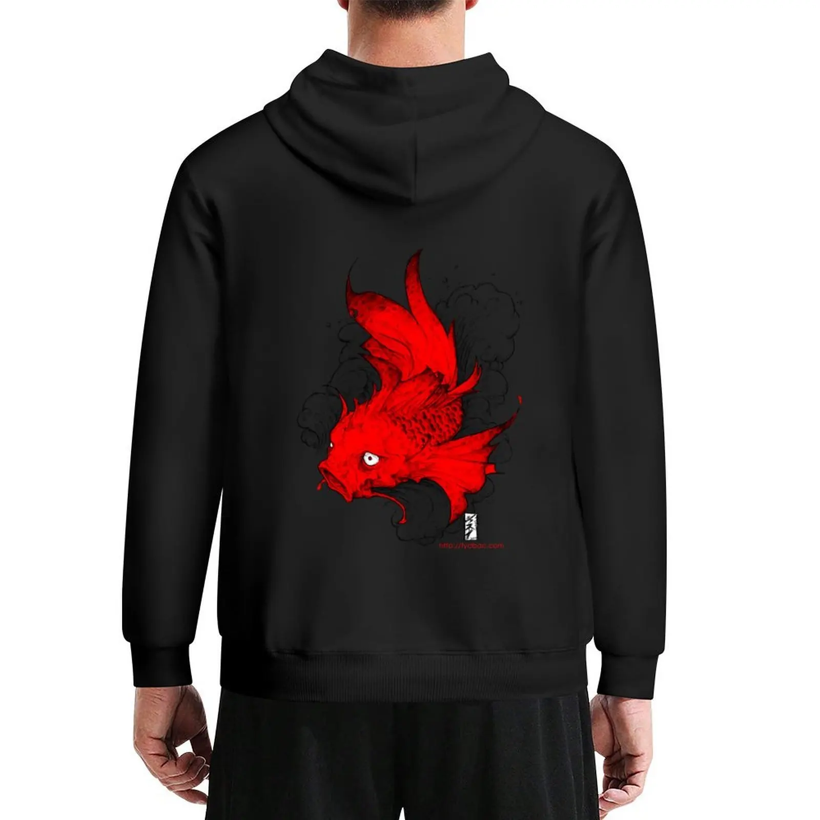 

Koi | red Hoodie men's sweat-shirt set male clothes blouse fashion men tracksuit