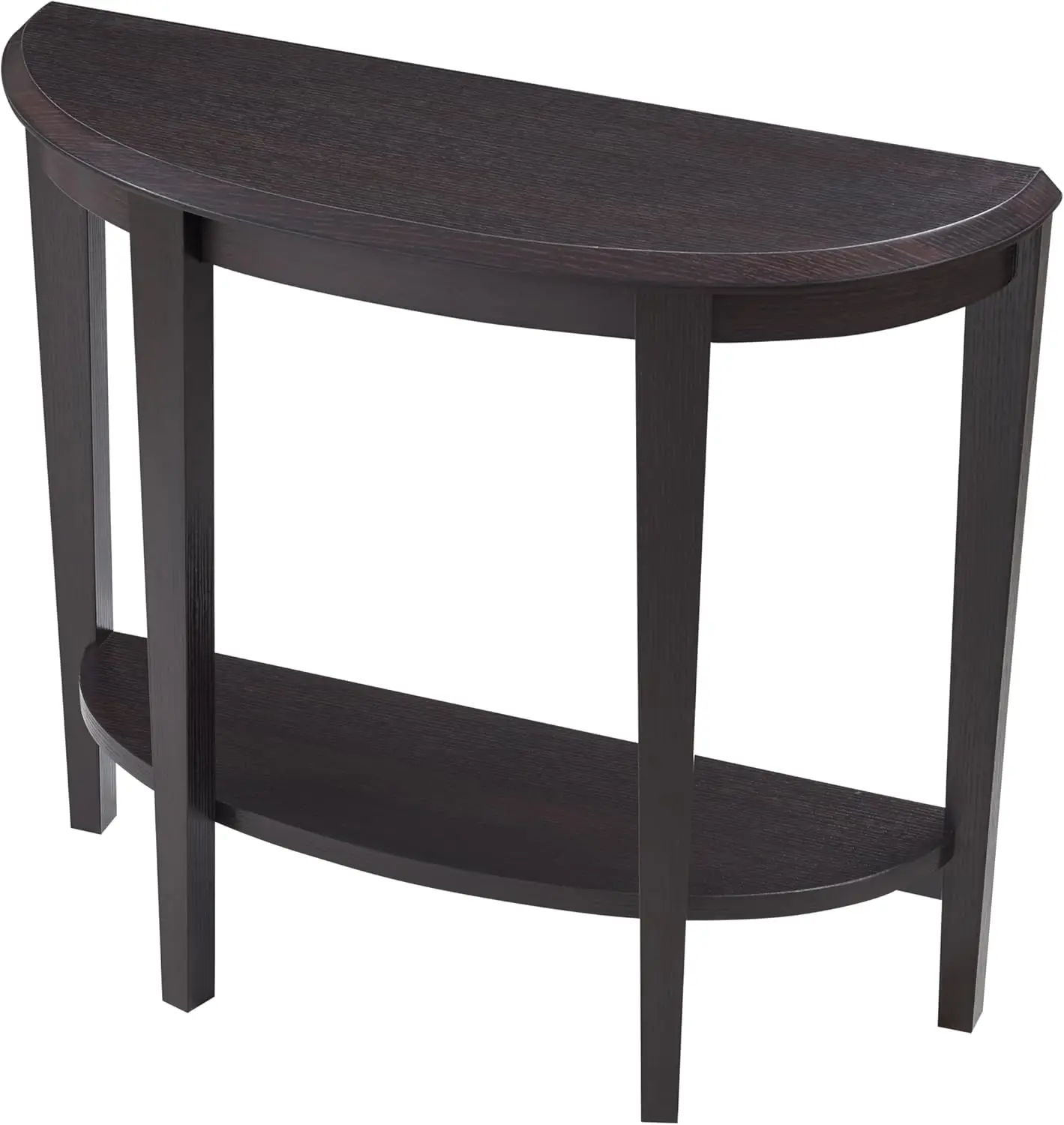 

Payne Modern Half Moon Accent Console Table with Storage Shelf, Decorative Entryway Furniture for Living Room, Hallway