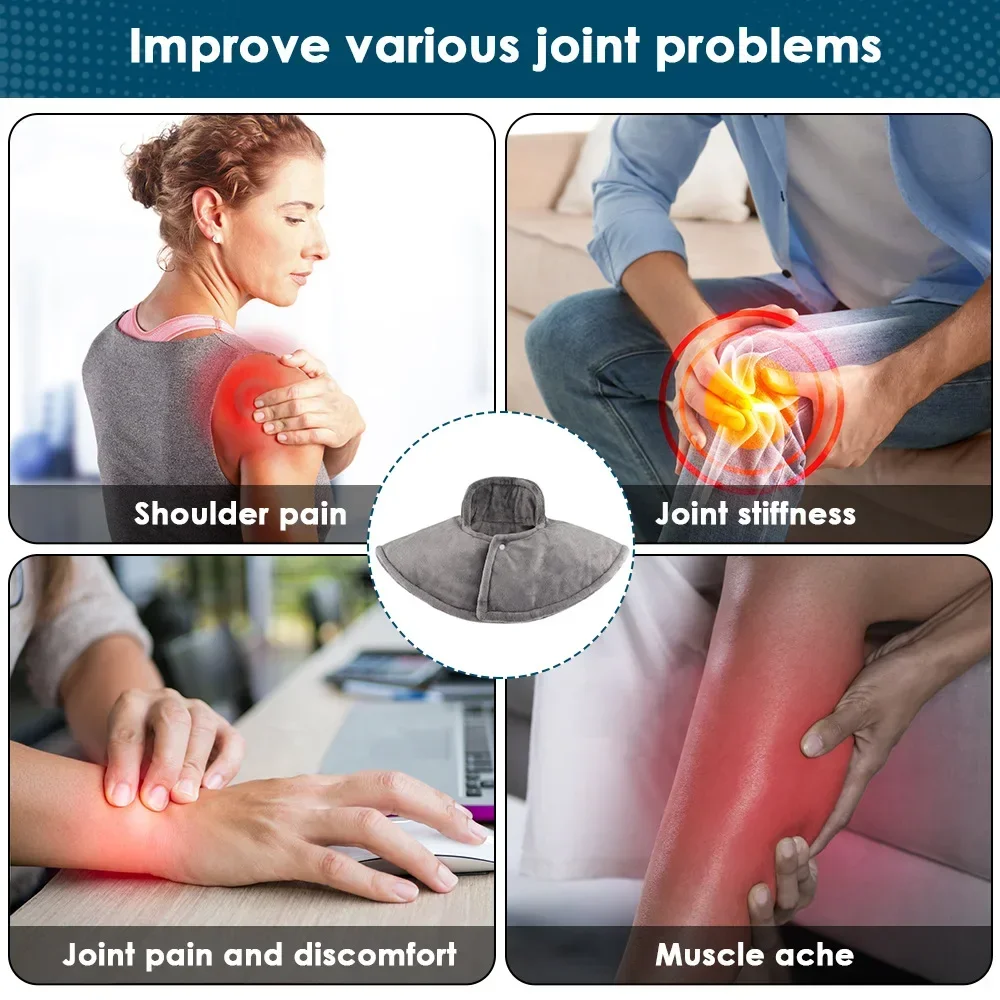 

New, shoulder and neck heating shawl, back heating shawl, winter, electric heating, abdomen, legs, waist, warm, shawl