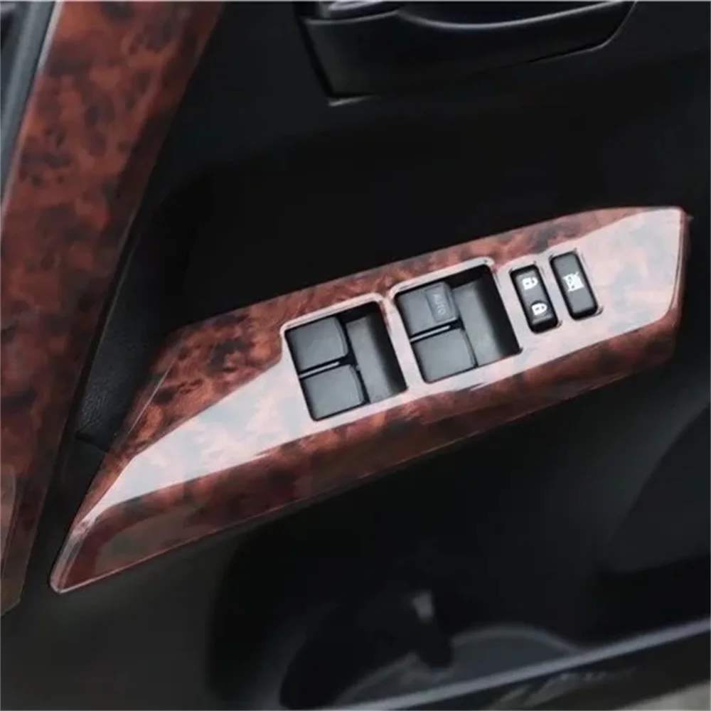 For Toyota RAV4 RAV 4 2013 - 2016 2017 2018 Door Window Switch Panel Button Cover Decoration Frame Car Auto Accessories Stickers