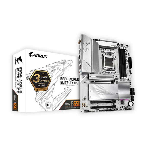 GIGABET B650 AORUS ELITE AX ICE MAINBOARDS (AM5/DDR5/ATX) JACHAN