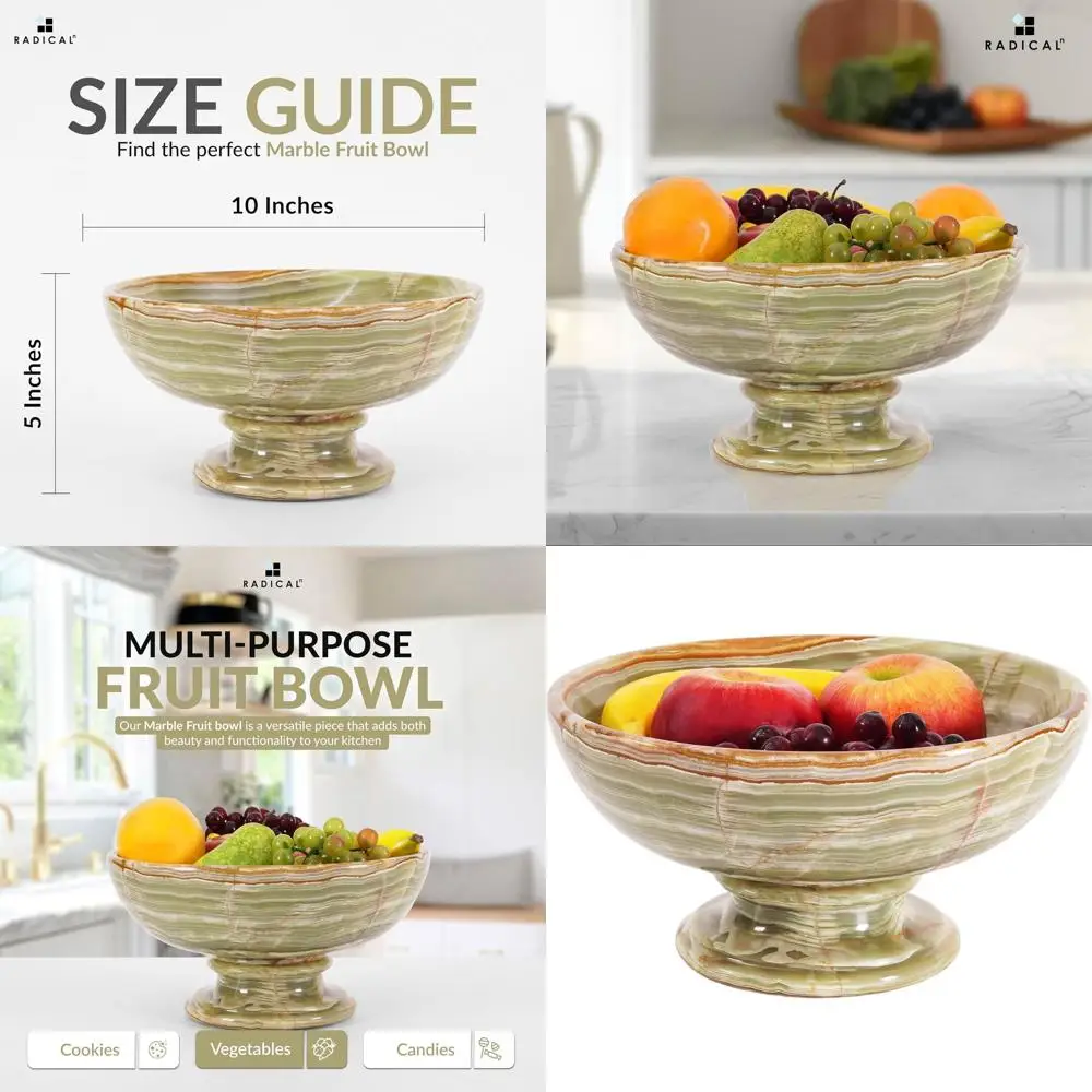 

Резная вручную чаша для фруктов из 10-слойного зеленого ониксового мрамора, идеально подходит для конфет или домашнего декора, идеальна для прихожих и столиков.