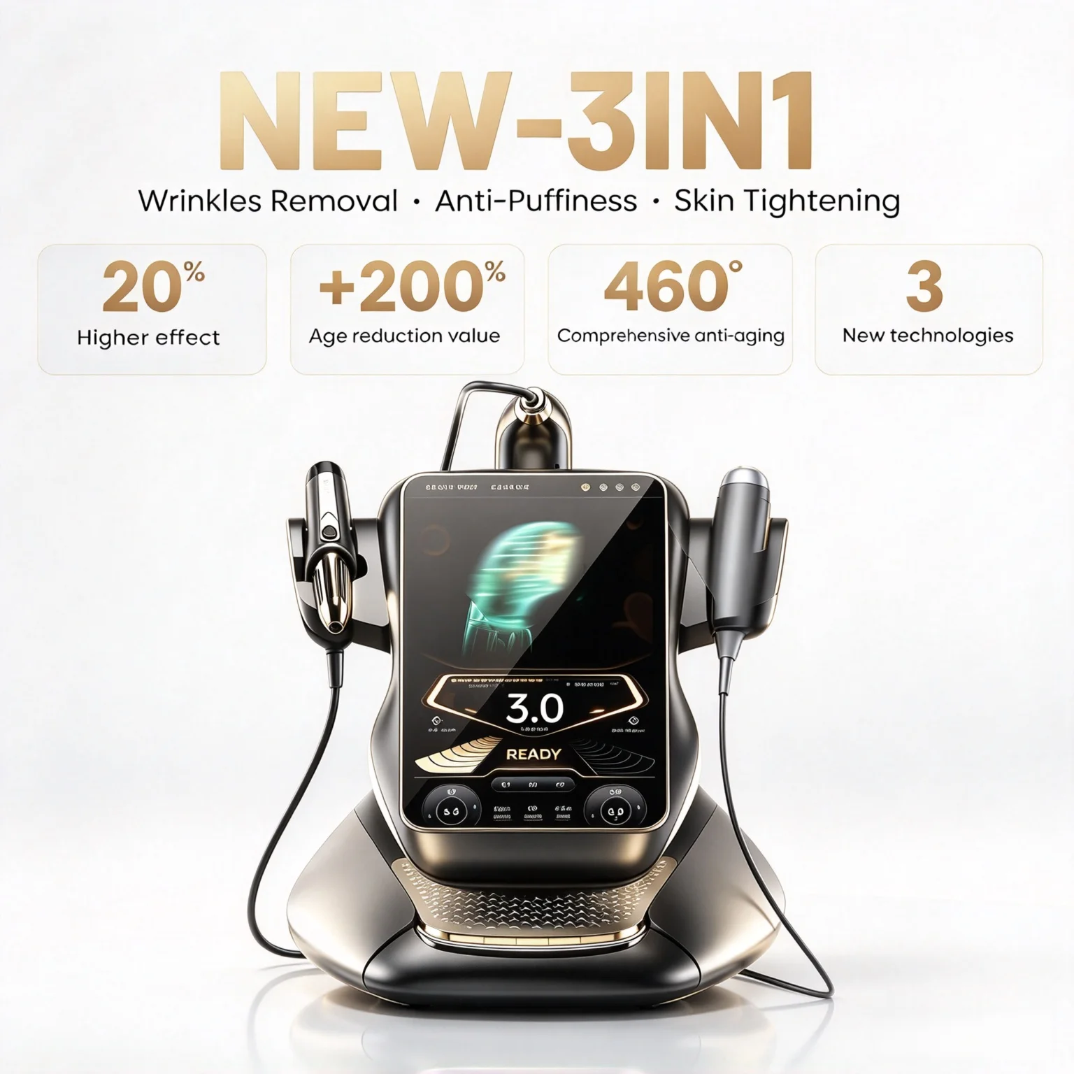360MAX 25D Ultrasound HIFU Non-Invasive Beauty Device Anti-Aging Face Neck Lifting Body Shaping And Slimming Equipment