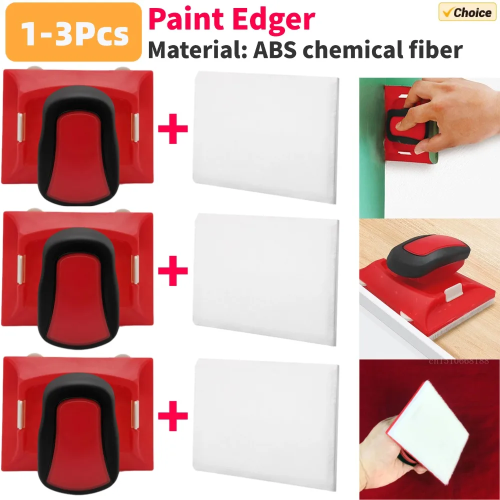 1-3Pcs Paint Edger for Cutting in Trim Paint Edger Edge Painting Tool for Walls and Ceilings for Painting Corner and Edges