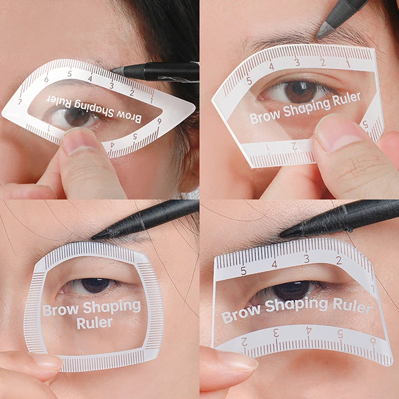 

1PCS Quick 1-Minute Brow Mapping Ruler Eyebrow Shaping Tool for Microblading And Permanent Makeup Stencils Easy Design