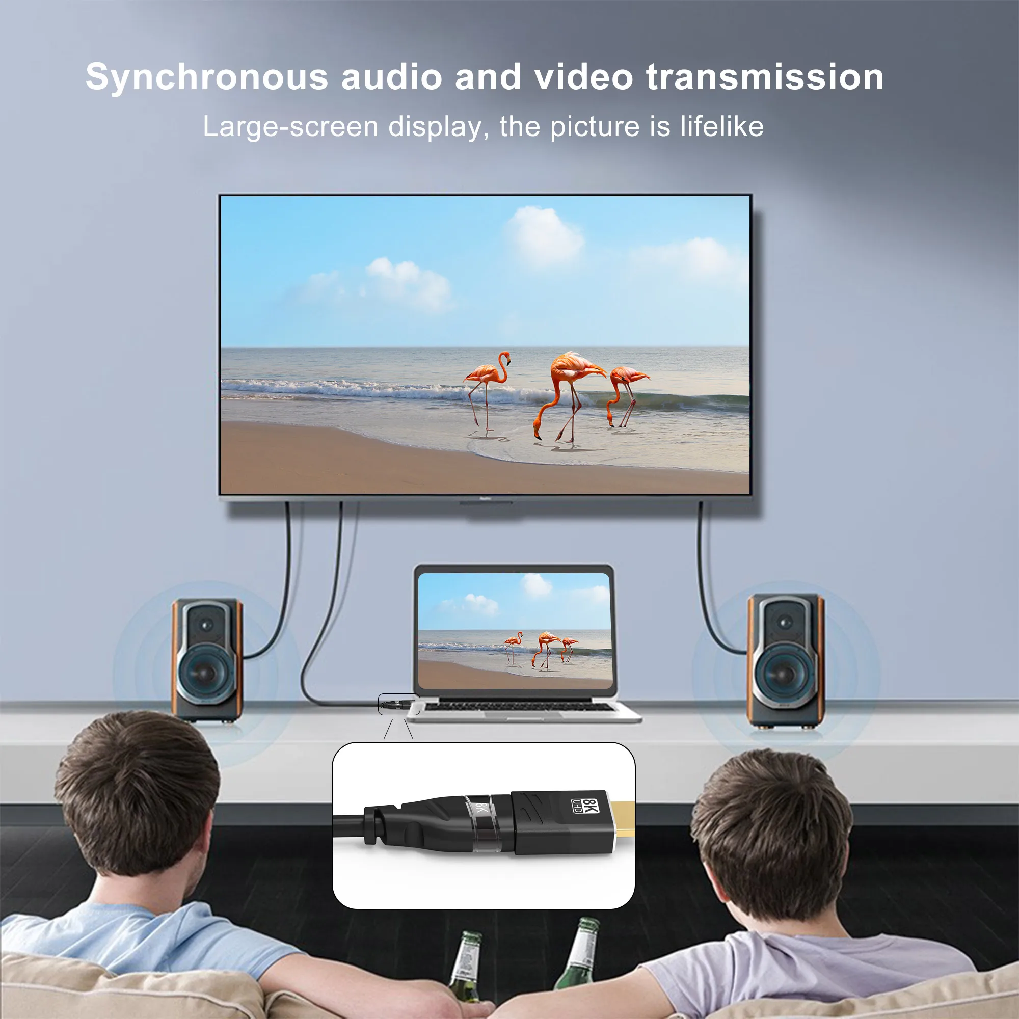 8K HDMI 2.1 Adapter Mini HDMI Micro HDMI 270 90 Grad 8k 60hz Stecker auf Buchse für HDTV PS5/4 Laptop 8k HDMI Verlängerung – Detail 17