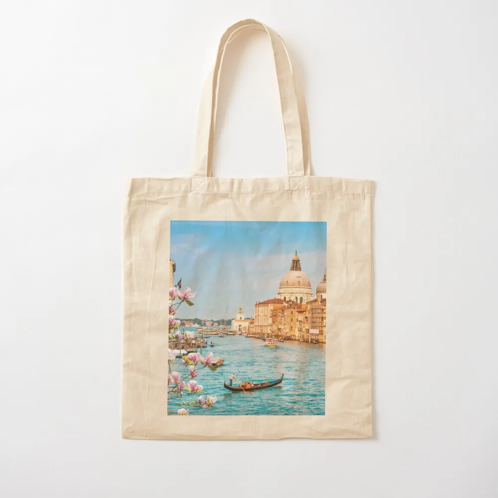 

Gondola on Canal Grande Tote Bag reusable shopping bags great bag Canvas Tote Bag