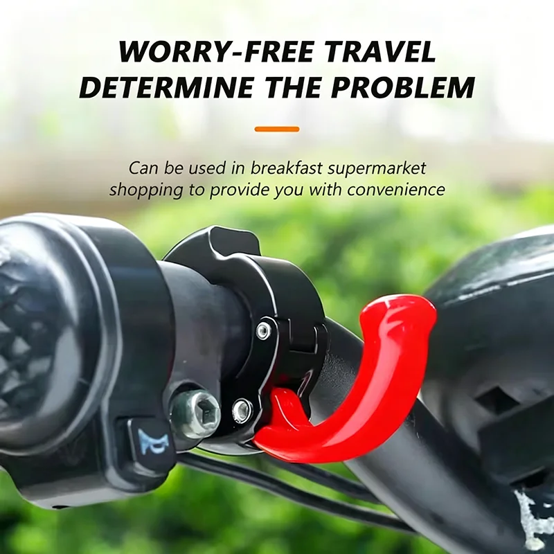 Heavy Duty Electric Bicycle Handle Hook Multifunctional ABS/alloy Cargo Luggage Bag Hook Universal Bracket Helmet Hook Accessory