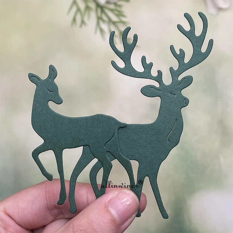 Sika deer decoration Metal Cutting Dies for DIY Scrapbooking Album Paper Cards Decorative Crafts Embossing Die Cuts