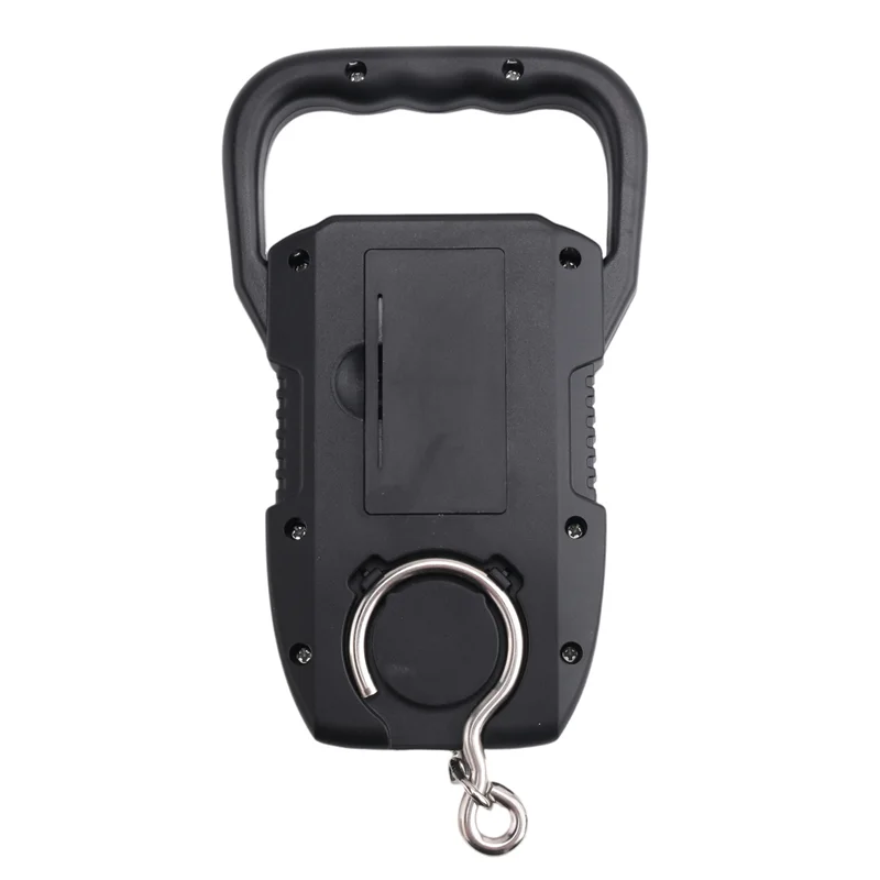MAKE-สีดํา 60Kg/10G LCD ชุดเครื่องชั่งน้ําหนักดิจิตอล USB ชาร์จ Crane Hook Scales Courier กระเป๋าเดินทางบ้านเครื่องชั่งน้ําหนักเครื่องมือ Se